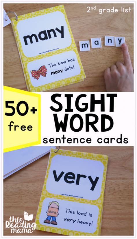 Second Grade Sight Word Sentence Cards Level 4 2nd Grade Sight Word Sentences - 2nd Grade Sight Word Sentences