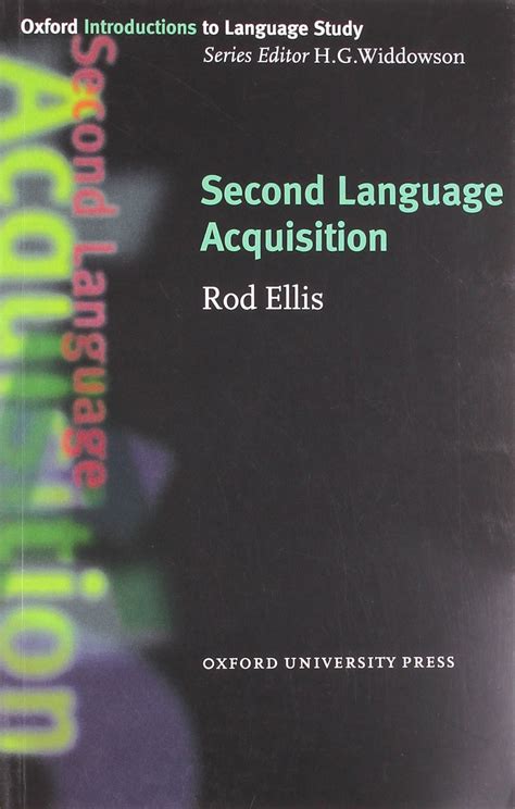 Second Language Acquisition Oxford Introduction To