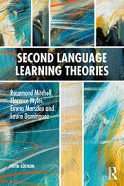 Second Language Learning Theories Mitchell