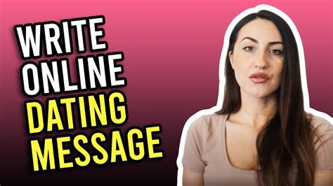 second online dating message