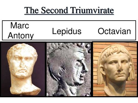 second triumvirate lepidus biography