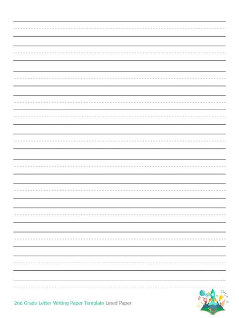 Download Second Grade Letter Writing Paper 