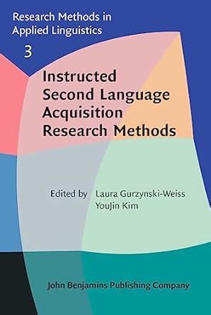 Full Download Second Language Acquisition Research Methods 