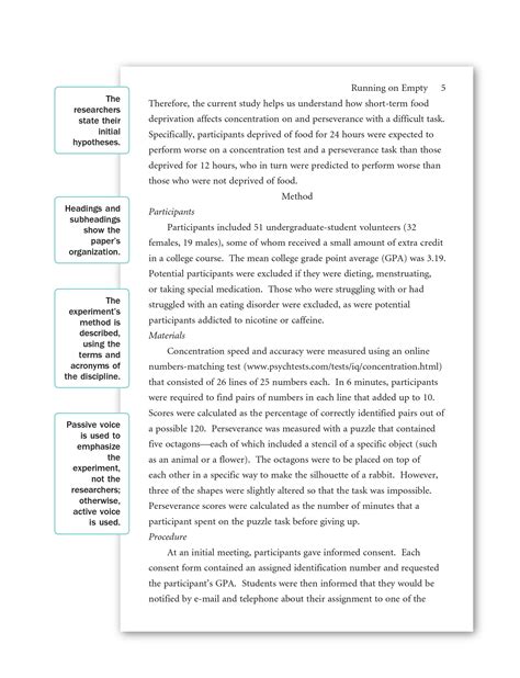 Secondary Research Paper Example