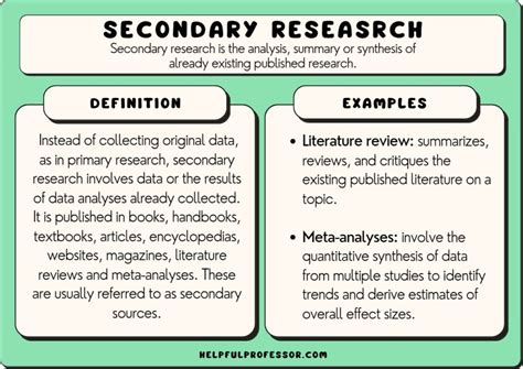 Read Secondary Research Paper Example 