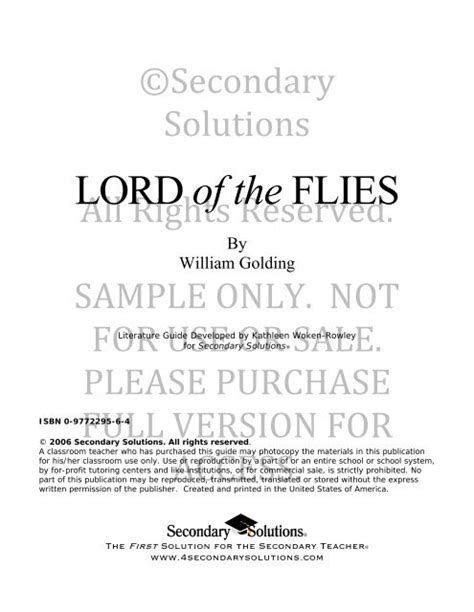 Download Secondary Solutions Lord Of The Flies Answers 