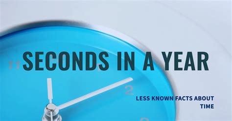 Seconds In A Year