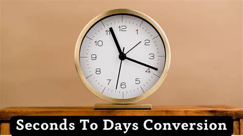 Seconds In The Day