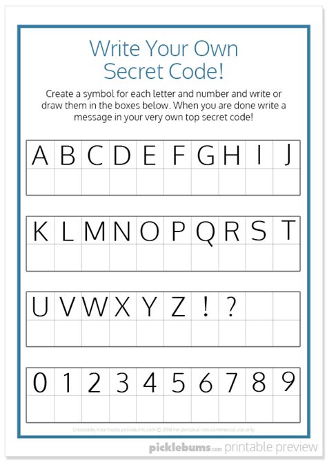 Secret Code Breaker Worksheet Generator Create Secret Code Code Breaker Worksheet - Code Breaker Worksheet