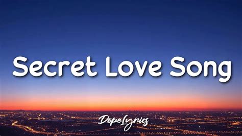 SECRET LOVE SONG LYRICS 🖨️ Secret Love Song - Little Mix