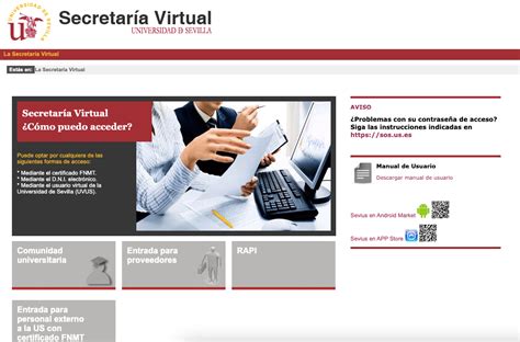 Secretaria Virtual Us