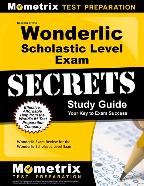Read Online Secrets Of The Wonderlic Scholastic Level Exam Study Guide Wonderlic Exam Review For The Wonderlic Scholastic Level Exam Mometrix Secrets Study Guides 