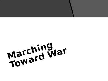 Section 1 Guided Marching Toward War Answers