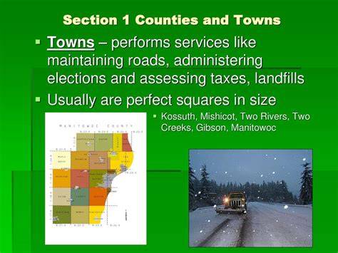 section 1 quiz counties towns and townships