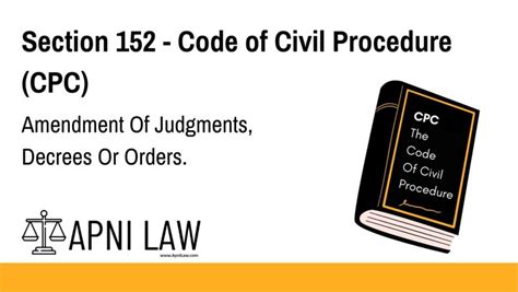 Section 152 Cpc