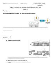 Section 2 Dna Technology Study Guide Answers