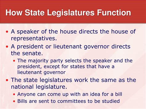 Section 2 State Legislatures Quiz Answer Key