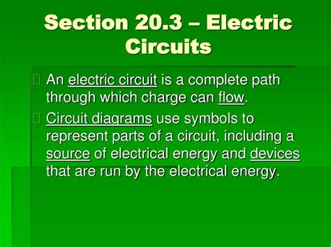 Section 20 3 Electric Circuits Answers Pdfsdocuments