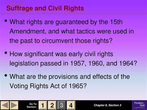 section 3 suffrage and civil right