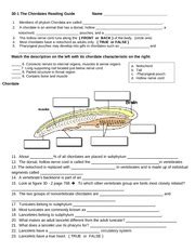 section 30 1 the chordates answer key