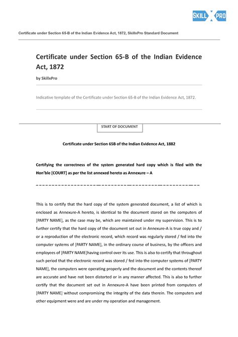 Section 65 B Evidence Act