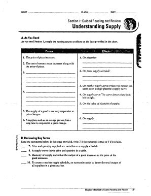 Full Download Section 1 Guided Reading Review Understing Supply 