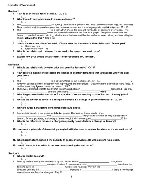 Full Download Section 1 Quiz Understanding Demand Answer Key 