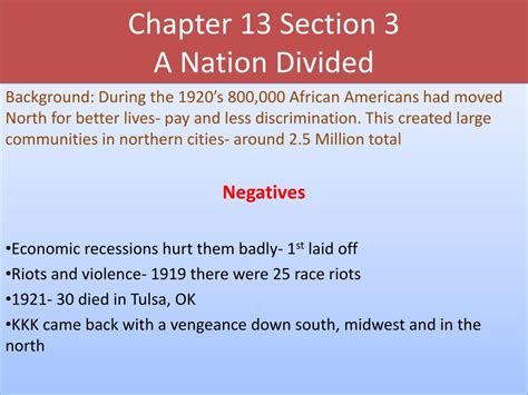 Download Section 3 A Nation Divided 