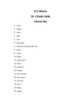 Read Section 3 Study Guide Answer Key 