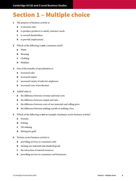 Read Online Section I Multiple Choice Questions Oea Nyc 