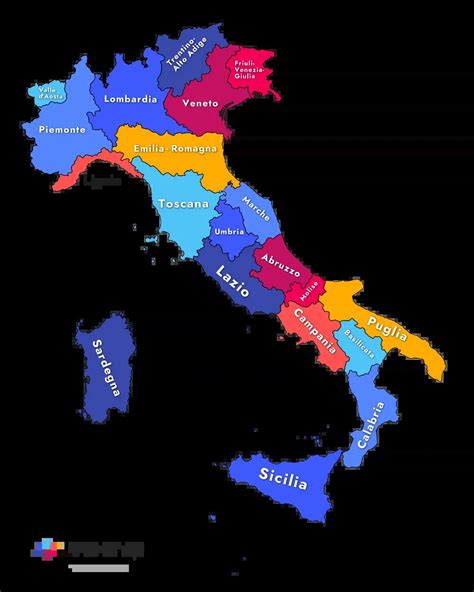 Sections Of Italy