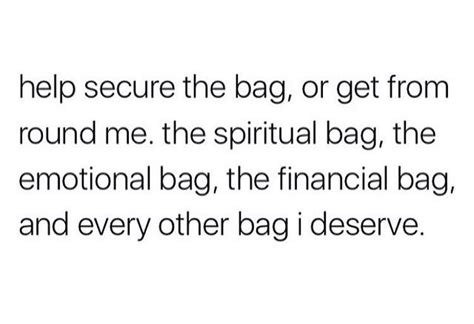 Secure the bag quotes