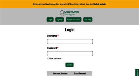 secureaccess washington
