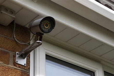 Security Cameras Mounting On House