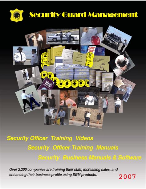Security Guard Training Manual