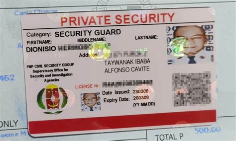 Security License Lookup