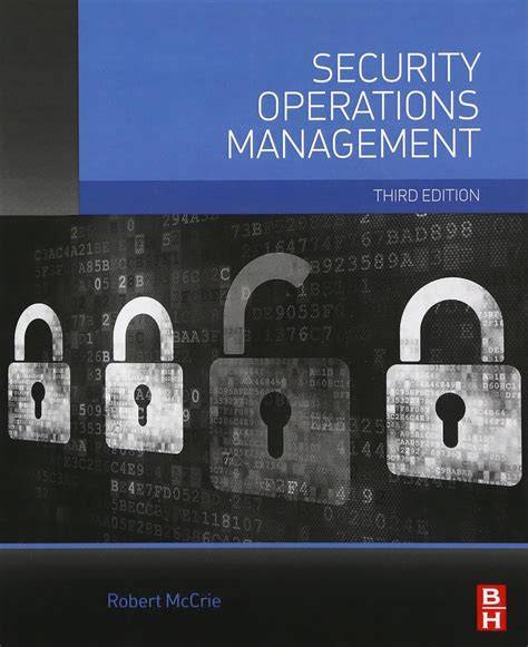security operations management by robert mccrie