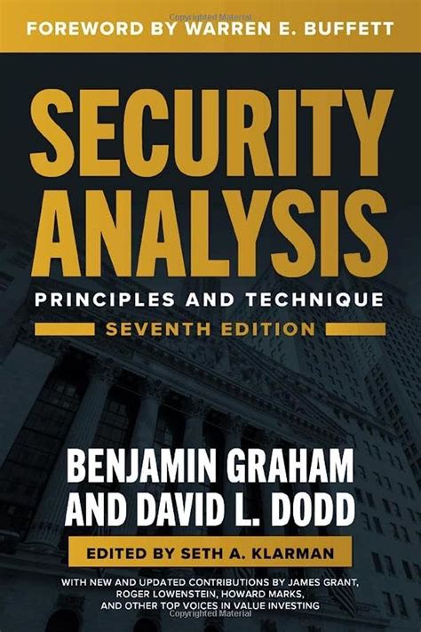 Download Security Analysis Benjamin Graham 