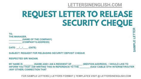Read Online Security Cheque Letter Format Eatony 