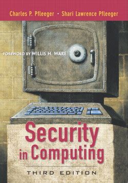 Full Download Security In Computing 3Rd Edition 