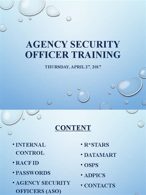 Read Security Officer Training Guide 