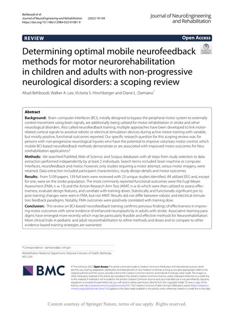 Sedap138   Neurology And Neurorehabilitation Peer Review Process - Sedap138