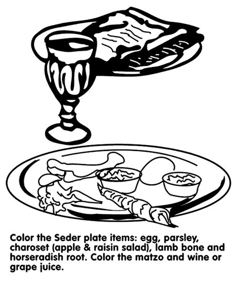 Seder Plate Coloring Page Crayola Com Seder Plate Coloring Pages - Seder Plate Coloring Pages