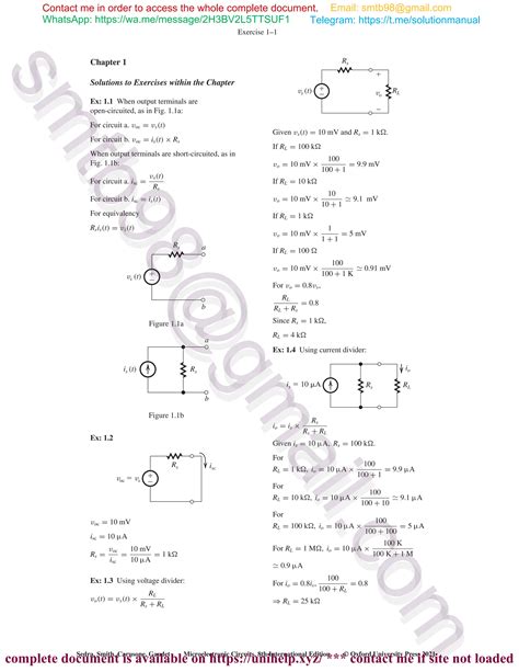 Full Download Sedra And Smith Exercise Problems Solution Manual 