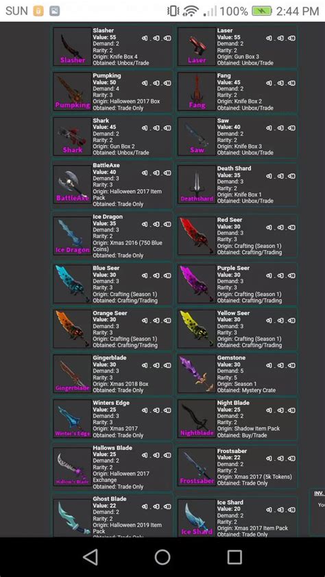 Trading all of these stuff looking for offers using supreme mm2 users are  allowed to offer as well : r/MurderMystery2
