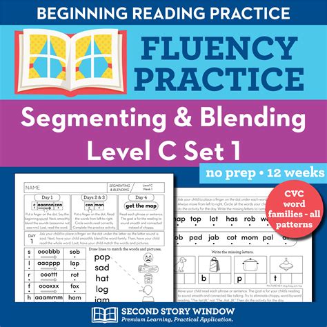 Segmenting Amp Blending Nonsense Word Fluency Practice Level Blending Words 2nd Grade - Blending Words 2nd Grade