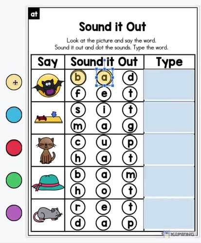 Segmenting Quiz Beginning Middle And Ending Sounds Beginning Middle And Ending Sounds - Beginning Middle And Ending Sounds