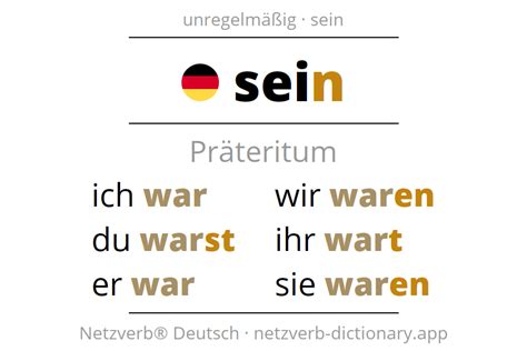 Sein Im Präteritum