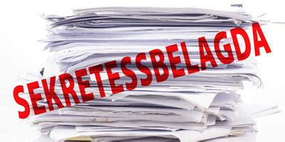 sekretessbelagd handling