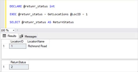 select exec sql server
